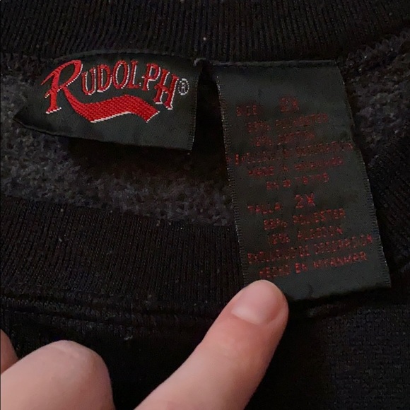 Rudolf The Red Nosed Reindeer Embroidered Crewneck - Picture 5 of 5